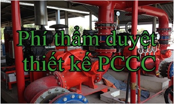 Mức thu phí thẩm duyệt thiết kế PCCC đối với công trình, dự án
